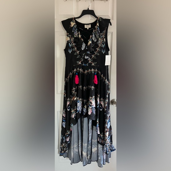 White Sands Black High-Low Dress Women’s Size 18 - Picture 1 of 9